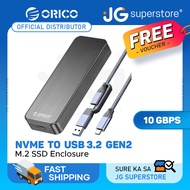 ORICO HM2-G2 NVMe to USB 3.2 Gen2 M.2 SSD Enclosure - Type C to USB-A Data Cable, 10Gbps