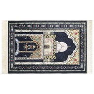 Tassel Prayer Rug Square Carpet Non-Slip Floot Mat Living Room Rug Comfortable Sofa Carpet