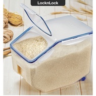 LocknLock 10KG Grain Container BPA Free Classic Rice Case Storage with Measuring Cup HPL510 Lock