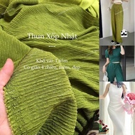 [MM Fabric] (758) (Price 0.55m) 4c Stretch Japanese Foam Fabric for Pants, Skirts, Dresses, Sets Wit