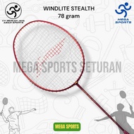 Wind Lite Stealth 78 Grams Badminton Racketlining - Wine/Red