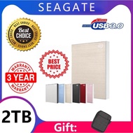 Seagate Backup Plus Slim Aluminum Texture Portable External Hard Disk Drive 1TB / 2TB