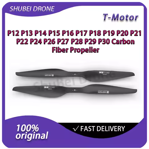 T-MOTOR P12 P15 P18 P20 P22 P26 P30 Carbon Fiber Propeller High Efficiency CW CCW Props for Agricult