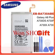 SAMSUNG Original EB-BA730ABEแบตเตอรี่3500MAhสำหรับSamsung Galaxy A8 Plus A8 + (2018) SM-A730 A730F A