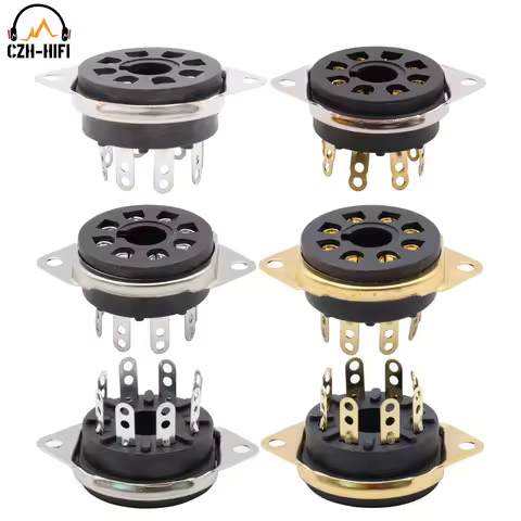 1PC 8PIN K8A Octal TUBE SOCKET BAKELITE VALVE BASE for EL34 5881 6SL7 5AR4 6CA7 6V6 KT88 Vintage Aud