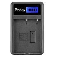 Probty BLH-1 BLH1 LCD Display Rechargeable Battery Charger +USB Cable For Olympus E-M1 EM1 Mark II C