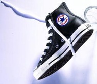 9527 CONVERSE ALL STAR 機械公敵 電繡 荔枝皮 高筒 帆布鞋 黑白色1S581 男女