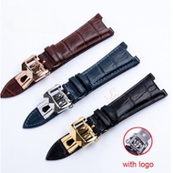Genuine Leather Watch Band For 5711 5712G Watchs Men And Women Special Notch Watch Strap 25mm*13mm