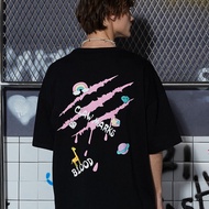 S-7XL Cotton T Shirt Baju Lelaki Sports Men T-shirts Plus Size Oversized Men's Clothing Tees Fashion