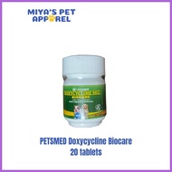 ℗ ◬ ♠ Petsmed Doxycycline Biocare 20 tablets for dogs and cats