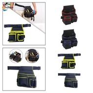 [chulisia] Waist Belt Pouch Bag Waterproof Durable Wear Resistant Tool Belt Pouch Carpenter Tool Bel