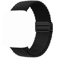 สำหรับสายนาฬิกา Apple นาฬิกาไอวอชแถบแม่เหล็ก49มม. 45มม. 44มม. 42มม. 41มม. 40มม. 38มม. สายไนลอนถักสำหรับ Apple Watch Ultra Series 8 7 6 5 4 3 2 1 SE