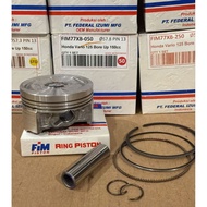 Piston set FIM 77XB original 100% Vario 125 bore up diameter 57.3 57.8 58.3 58.8 59.3 59.8 603 modif