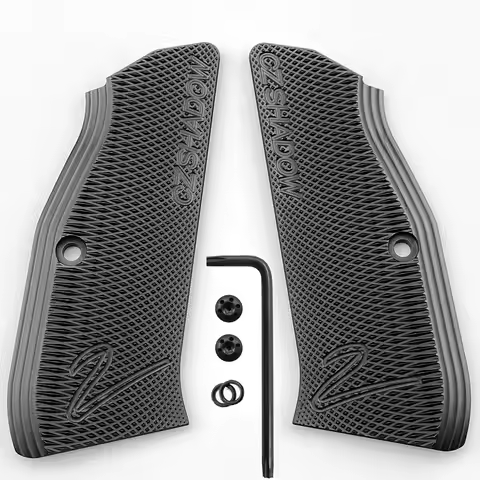 New CZ75 Grips Aluminium Alloy Grips for CZ 75 Full Size, SP-01 Series, Shadow 2, 75B BD, Gun Grips 