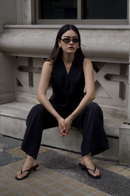 NOELLE - Full Set - Arden Vest + Elle Pants (Black)