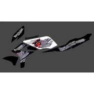 Striping STICKER TRANSPARENT NINJA SS LATEST ARAI DESIGN