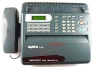 促銷優惠☆SANYO 三洋 B4 感熱紙傳真機 F-505 全中文介面/自動裁紙 送感熱紙一捲