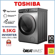 Toshiba BH95S2M BK95GF4M 8.5KG / LG WD-MD8000WM 8KG Front Load Inverter Washing Machine Mesin Basuh 