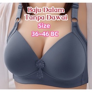 mybra Baju Dalam Tanpa Dawai Full Cup Bra Cup BC Bra Wireless Kutung Bra Murah BH
