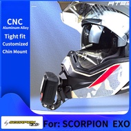 Customized SCORPION EXO AT950 EXO R1 CNC Aluminium Helmet Chin Mount for GoPro hero 12 Insta360one X3 X2 X DJI cell phone Accessories