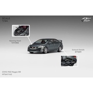 ️Honda FD2 MUGEN RR MT6411A2 METALLIC GRAY Limited to 999pcs Scale 1:64 MicroTurbo Brand
