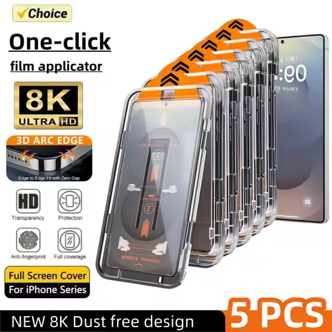 5PCS Dust Free Installation HD For Samsung S25 S24 S23 S22 S21 Ultra Plus Ultra A52 A36 A51 A56 Scre