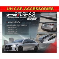 TOYOTA VIOS AC100 2023 2024 2025 original thailand drive68 abs bodykit spoiler with paint