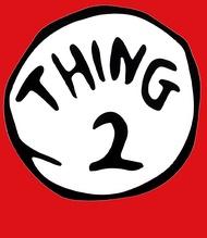 Dr. Seuss Thing 1 & Thing 2 Classic Emblem T-Shirt
