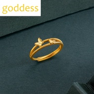 24k gold pawn ongpin real gold jewelry pawnable ring Two butterfly rings promise ring for girlfriend