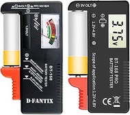168 Battery Tester Checker + 168PRO Digital LCD Universal Battery Tester Monitor for AA AAA C D 9V 1