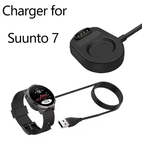 For Suunto 7 GPS Sports Watch USB Charger Smart Watch Charger Cable Fast Charger Replacement Charger