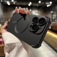 Titan Gray Luxury Silicone Soft Case with Camera Protection Airbag Shockproof Phone Case Suitable fo