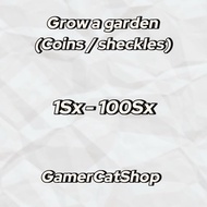 {CHEAPST} Grow a garden coins/sheckles | 1Sx-100Sx coins | PC games