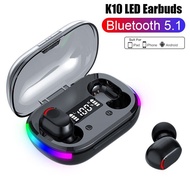 TWS K10 Air Pro Fone Bluetooth Earphones Wireless Headphones for Xiaomi LED Display Earbuds with Mic Wireless Bluetooth Headset