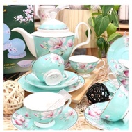 VANTAGE TEA SET 14PCS TIFFANY BLUE MAGNOLIA🌺