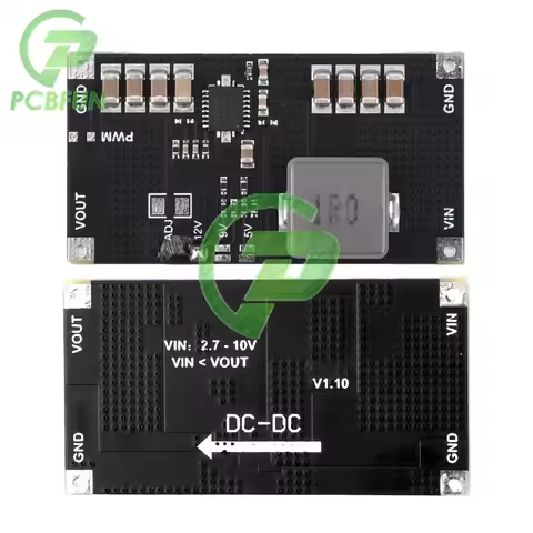 TPS61088 Adjustable Boost Step-Up Board Module Switch Power Supply 5V/9V/12V PWM/PFM 9A Current 1MHz