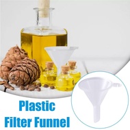 Mini Clear Funnel Plastic Small Funnel Set For Perfumes Powder Cosmetic Oils Lab Bottles M0c5