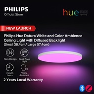 Philips Hue Datura Smart Ceiling Light | White and RGB Color Ambience Smart Light | Slim Design with