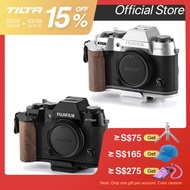 TILTA Fujifilm X-T50 Wooden Handle Camera Cage XT50 Vintage Expansion Accessories Protective Camera 