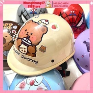 CUTE HORSE RACING CHILDREN'S HELMET FOR CHILDREN (1 - 4 YEARS OLD) HELLO KITTY SUPERMAN CABY BARA DO