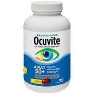 แท้💯% BAUSCH + LOMB Ocuvite Adult 50+ วิตามินบำรุงสายตาสำหรับผู้สูงอายุ มี Lutein / Zeaxanthin Bausc