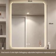 Intelligent bathroom mirror with light anti fog bathroom mirror LED wall mounted bathroom mirror hou