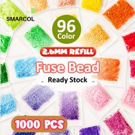 2.6mm Iron Beads 1000pcs 96 Colors Fuse Beads for Refill Eco-Friendly Fuse Beads