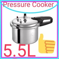 READY STOCK  [ Butterfly BPC-22A 5.5L Gas Type Pressure Cooker with Safety Valve BPC22A]