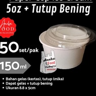️Paper cup/ ice cream cup 5oz+lid BENING