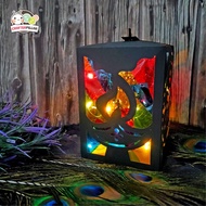 DIY Diwali Glass Paper Lantern Deepavali Craft