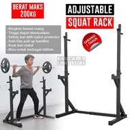 Squat Rack Home Half Rack Gym Squat Stand Alat Fitness Home Gym Bench Press Hook