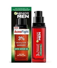 GARNIER Men Acno Fight Super Serum Gel การ์นิเย่ เมน แอคโนไฟท์ ซูเปอร์ เซรั่ม เจล 30ml.