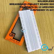 SOLDERLESS BREAD BOARD PROJECT BOARD 840 TIE POINTS GL-12 ARDUINO RASPBERRY PI DIY