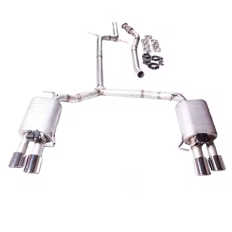 For Valvetronic Muffler Audi A4 A5 B8 B8.5 1.8T 2.0T High-Permance Exhaust